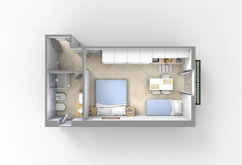 استودیو خانوادگی, Residence Glicini
