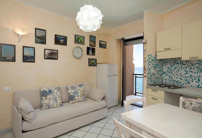 דירה בת חדר שינה 1 צדדית נוף לים, Residence Le Dune Club