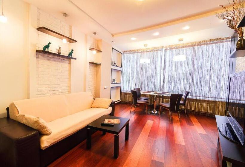 آپارتمان 1 خوابه با بالکن, Apartment Hotel Panorama