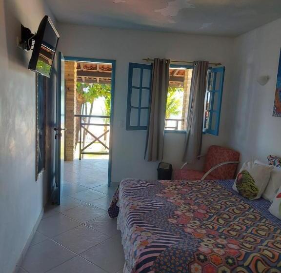 Deluxe Zimmer mit Meerblick & Balkon, Pousada Santo Aleixo