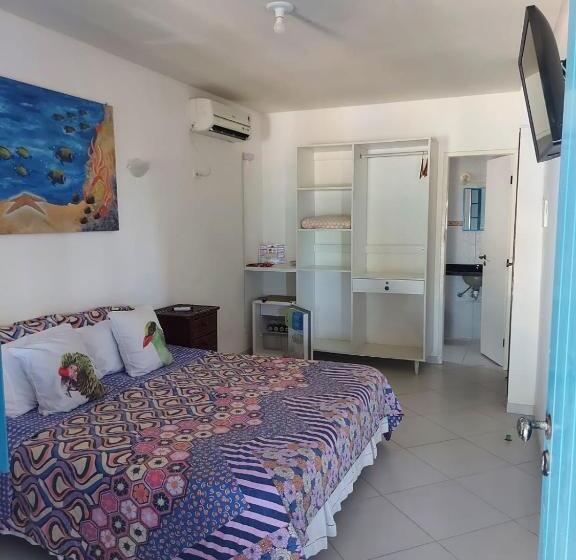 Deluxe Zimmer mit Meerblick & Balkon, Pousada Santo Aleixo