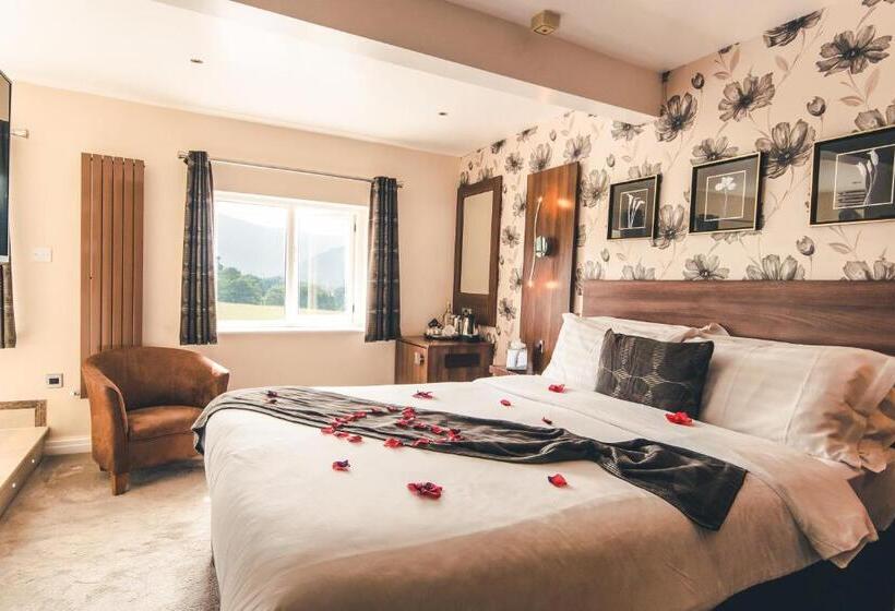 キングサイズベッド、ビュー付きデラックスルーム, The Ullswater View Guest House