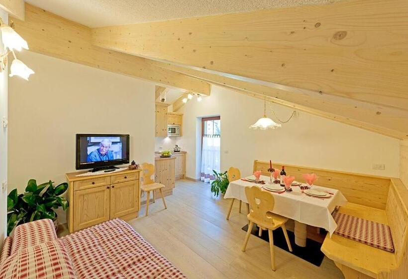 דירת שני חדרים עם מרפת, Cesa Melester