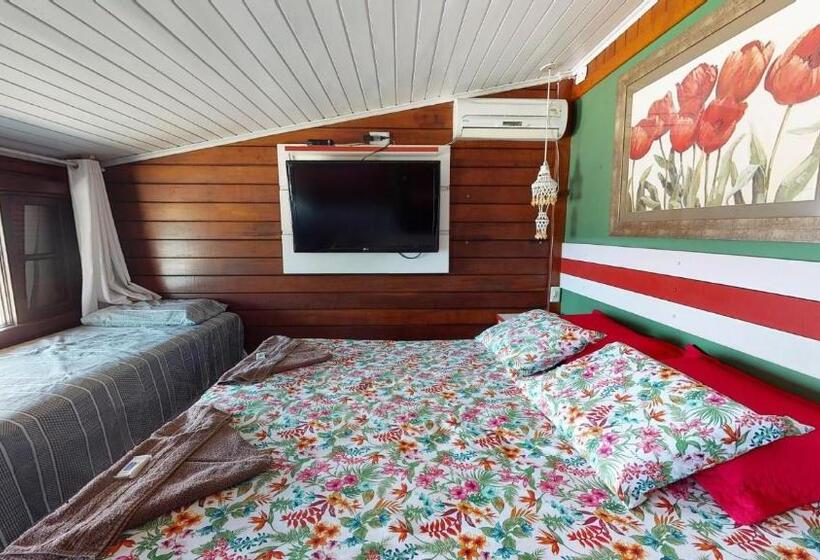 غرفة إقتصادية رباعية, Pousada Pôr Do Sol   Ilha Do Mel