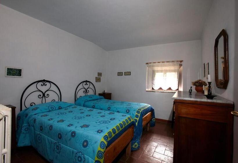 标准单人间共用浴室, Casina Della Burraia