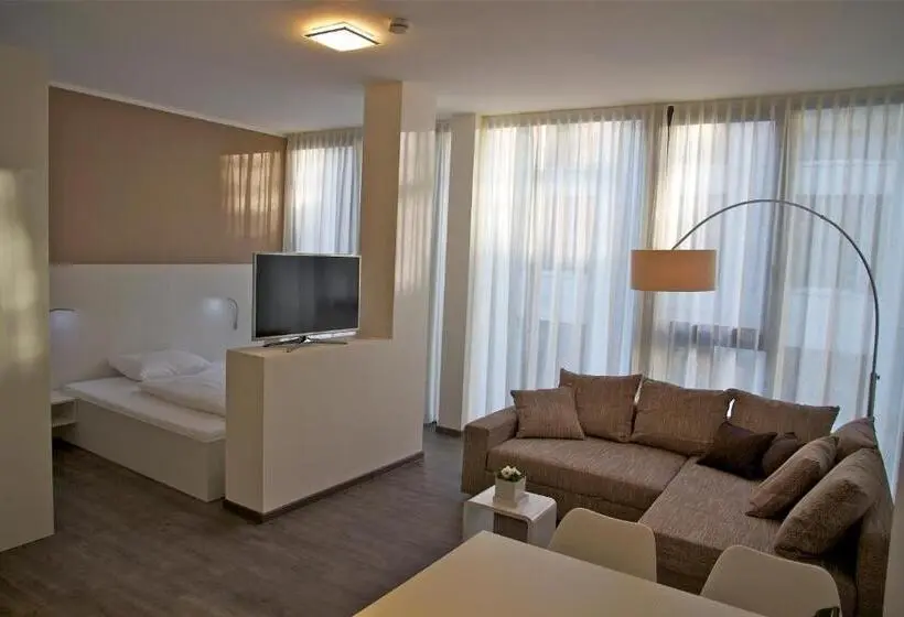 １ベッドルームのコンフォーとアパートメント, Boardinghouse Offenbach Service Apartments