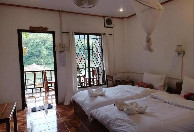 Номер Стандарт Вид на Реку, Nam Ou River Lodge