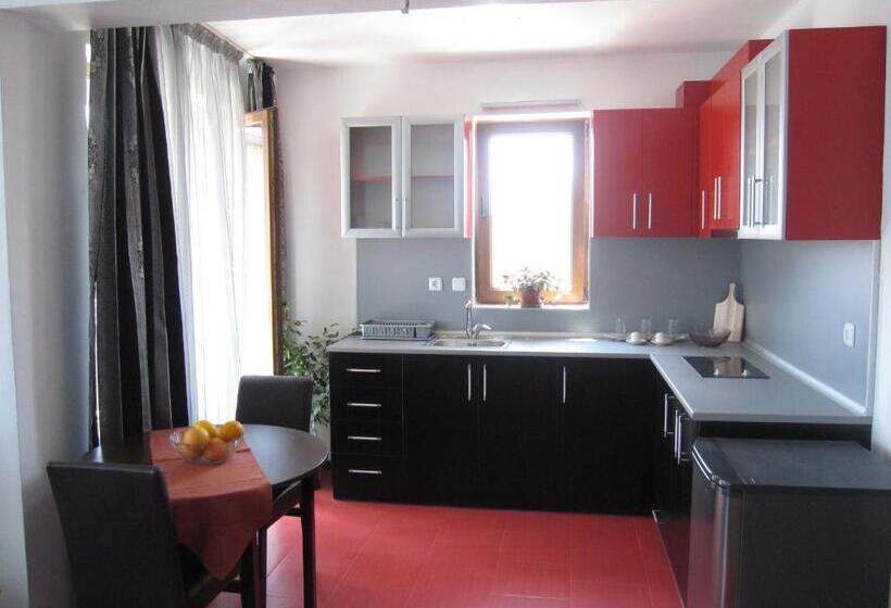 סטודיו סטנדרטי עם נוף לים ומרפסת, Neli Sea Villa