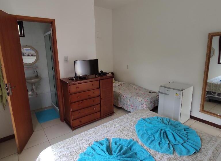 스탠다드 트리플 룸 가든 전망, Pousada Coração Verde