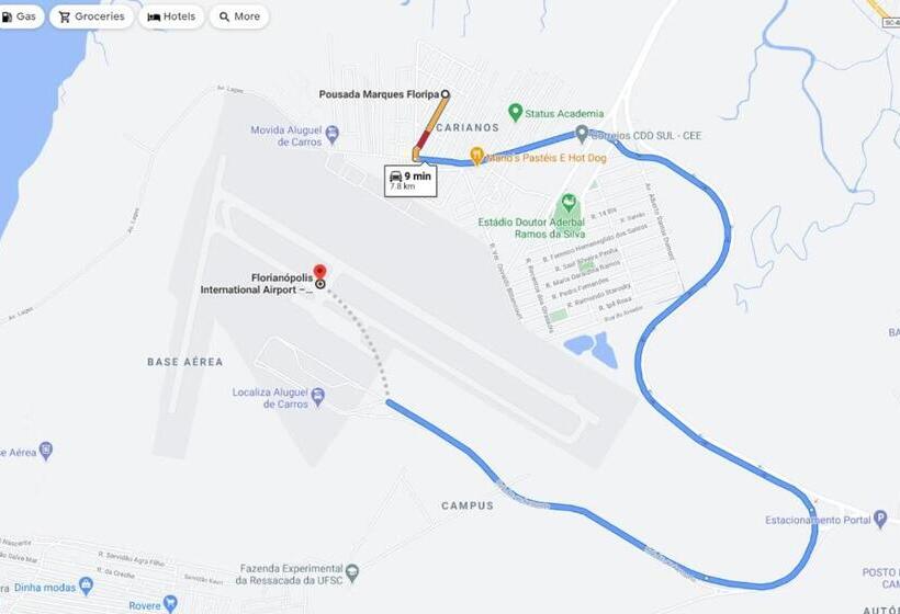 침실 1개 풀장 전망 아파트, Pousada Marques Floripa