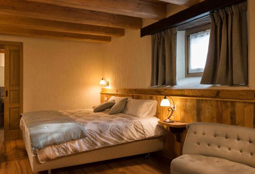 اتاق استاندارد با تخت بزرگ, Chambres D'hôtes La Moraine Enchantée