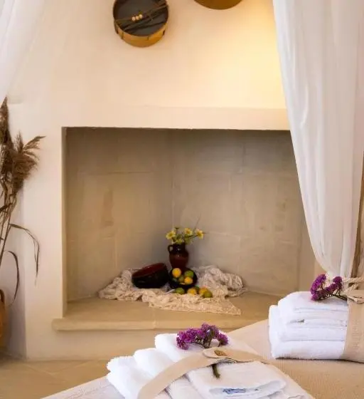 キングサイズベッドのスイートルーム, Masseria Rauccio