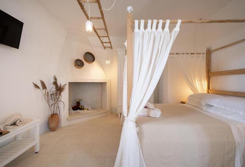 מיטת קינג בסוויטה, Masseria Rauccio