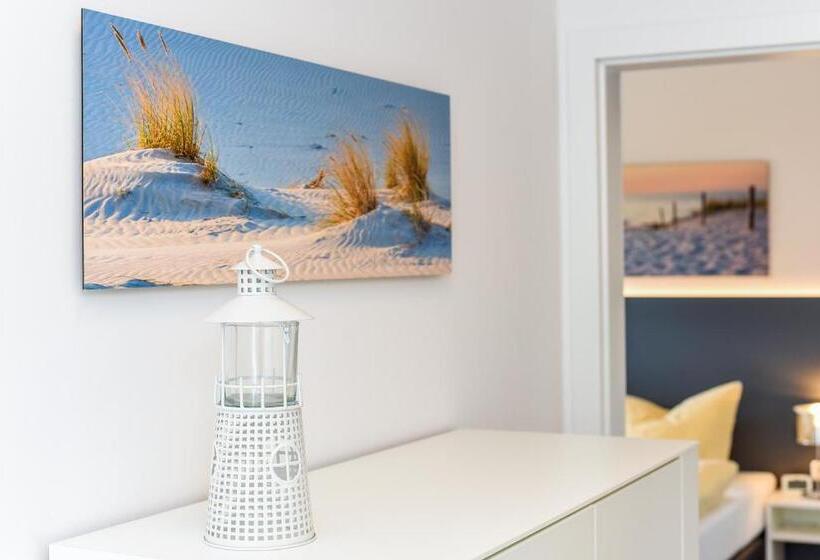 バルコニー付き1ベッドルームアパートメント, Passagendeck Nordseegartenpark