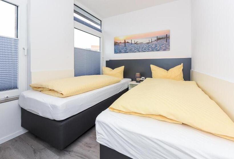 バルコニー付き1ベッドルームアパートメント, Passagendeck Nordseegartenpark