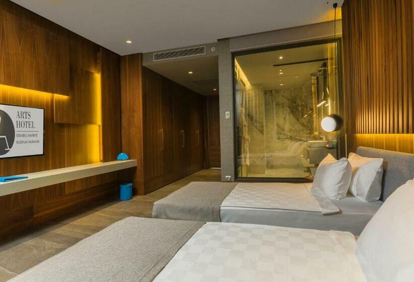 اتاق لوکس با چشمانداز دریا, Arts Hotel Bodrum Yalikavak