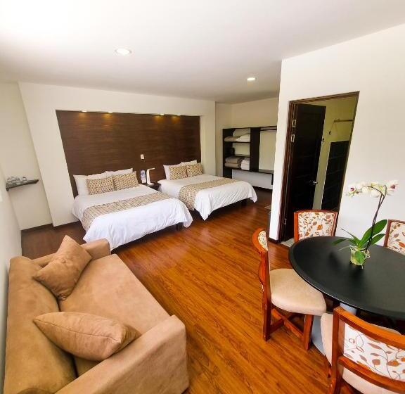 חדר משפחתי נוף להרים, Burbi Lake Lodge Monteverde