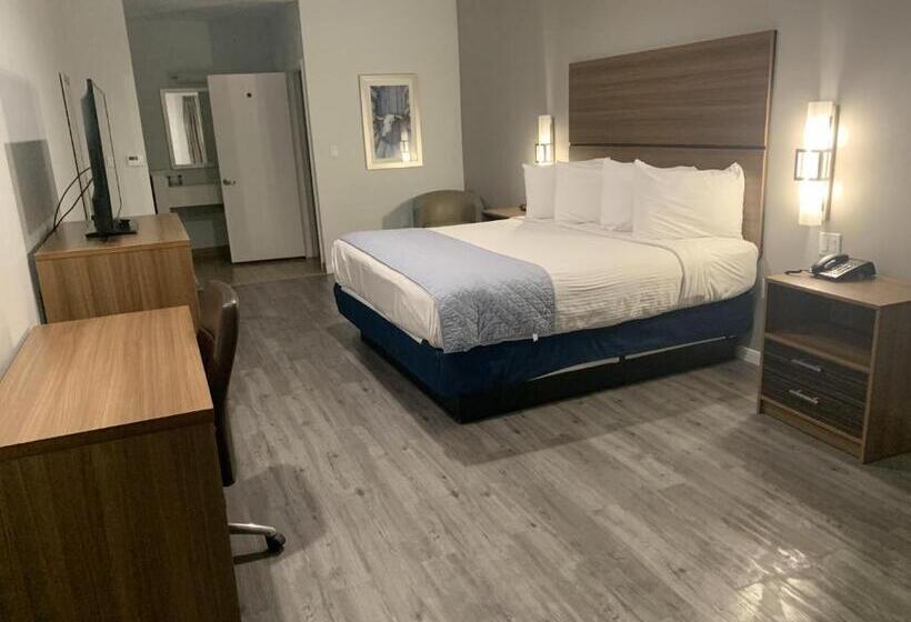 Номер Стандарт Кровать Кинг Адаптированный для Инвалидов, Americas Best Value Inn & Suites Porter North Houston