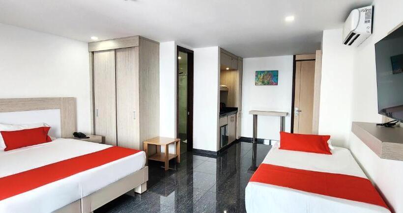 バルコニー付きデラックスルーム, Be Suites Cali