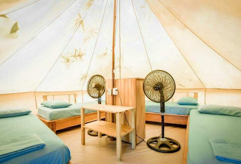 스탠다드 4인용 룸 공용 욕실, Rio Hostel Buritaca