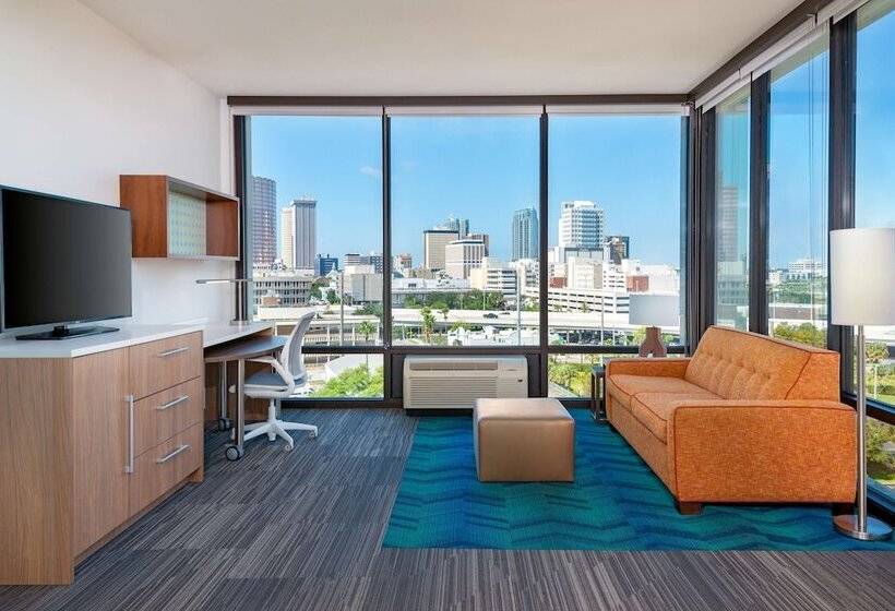 جناح سرير كينج, Home2 Suites By Hilton Tampa Downtown Channel District