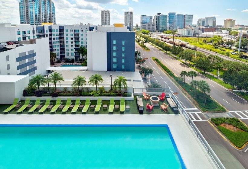 إستوديو قياسى سرير مزدوج, Home2 Suites By Hilton Tampa Downtown Channel District