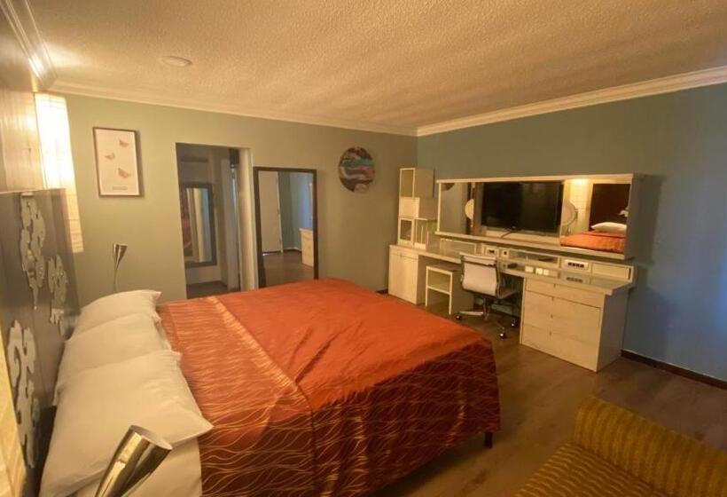 带大床的标准间, Villa Park Motel