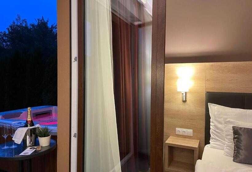 キングサイズベッドのスタンダードルーム, Villa Aruba & Private Spa Suites