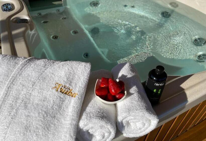 キングサイズベッドのスタンダードルーム, Villa Aruba & Private Spa Suites