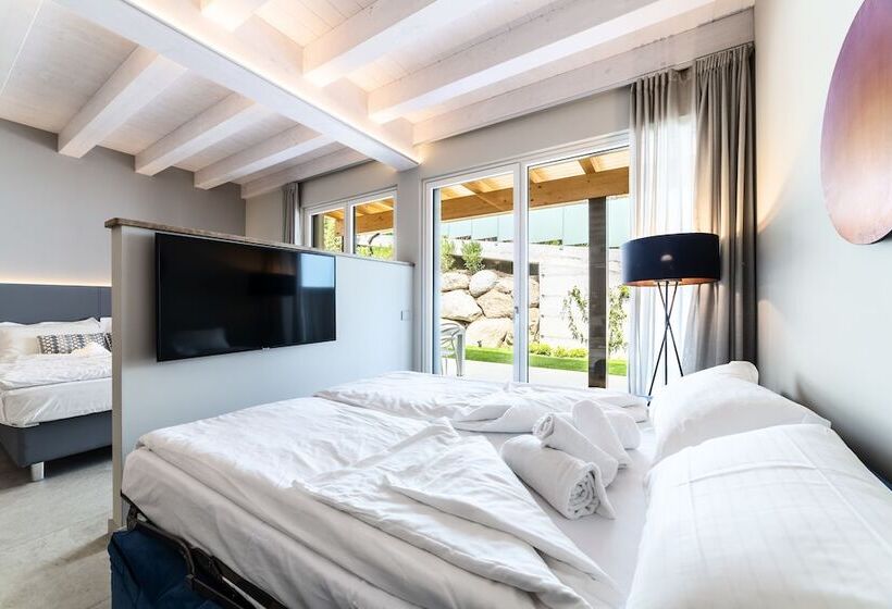 침실 1개 가든 전망 아파트, Lamasu Rioverde   Lago Di Garda