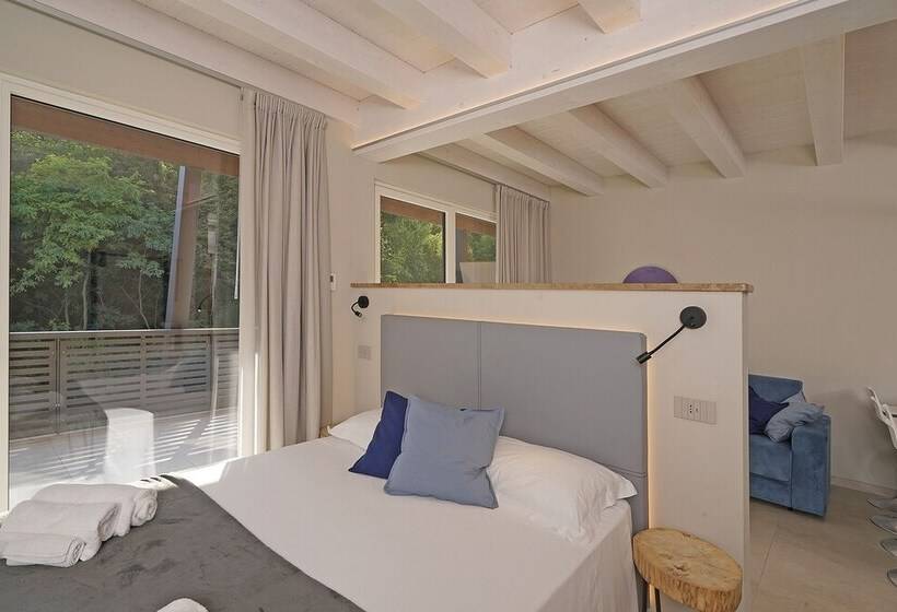 침실 1개 디럭스 아파트, Lamasu Rioverde   Lago Di Garda