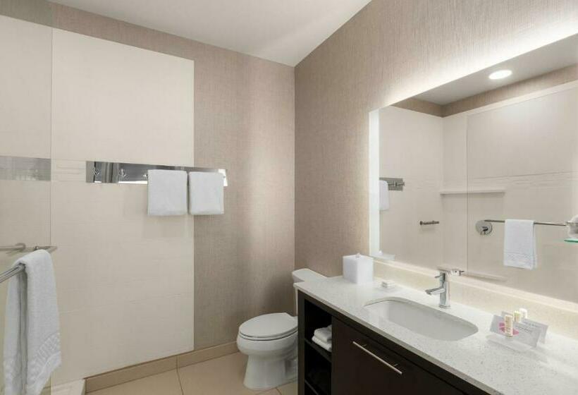 带大床的标准工作室, Residence Inn By Marriott Portland Vancouver