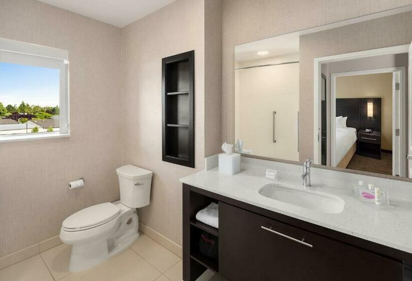 带大床的套房, Residence Inn By Marriott Portland Vancouver