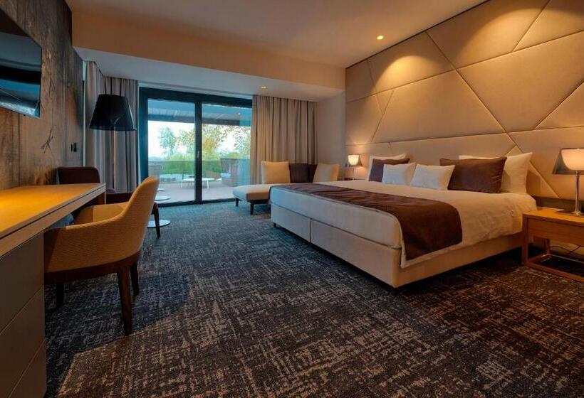 غرفة ديلوكس مزودة بشرفة, Donautica Hotel & Restaurant