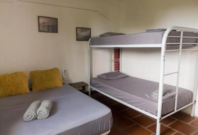 اتاق استاندارد چهارنفره با چشم‌انداز باغ, The Corner Hostel