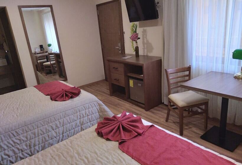 Номер Стандарт 2 Двуспальные Кровати, Jye By Serranillo, Mineral Del Monte Hgo