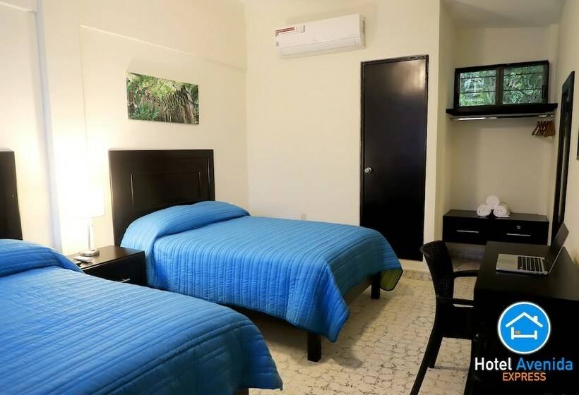 带2个双人床的标准工作室, Avenida Express