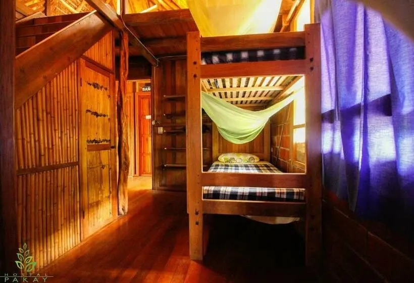 تختخواب در اتاق مشترک, Hostal Pakay
