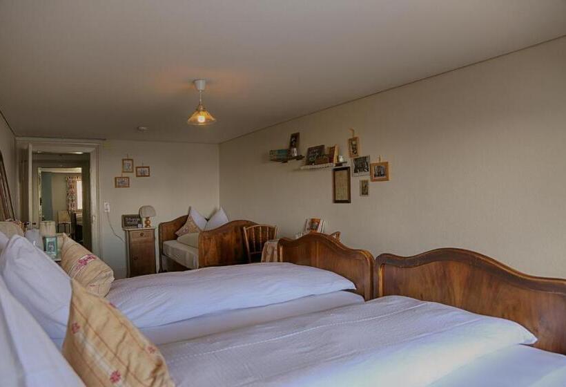 חדר סטנדרט לשלושה עם חדר אמבטיה משוף, Berghotel Schynige Platte