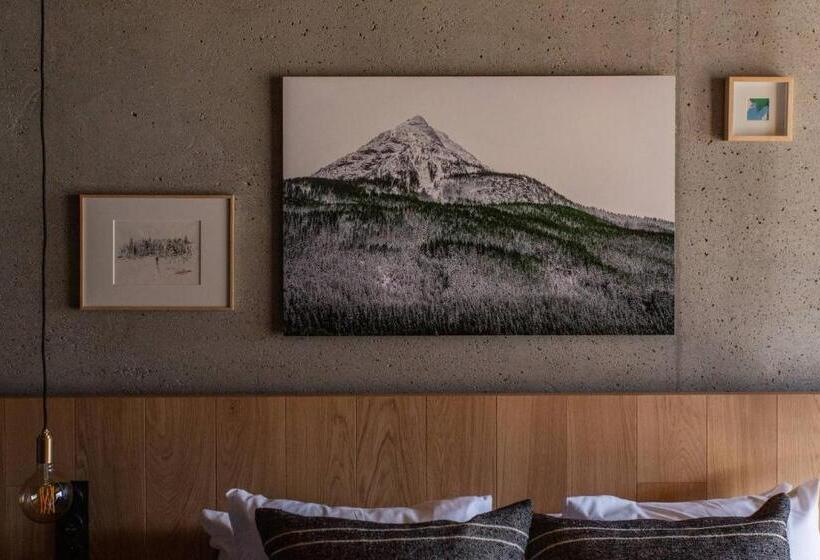 غرفة ديلوكس مزودة بشرفة, Hôtel Restaurant Le Monêtier