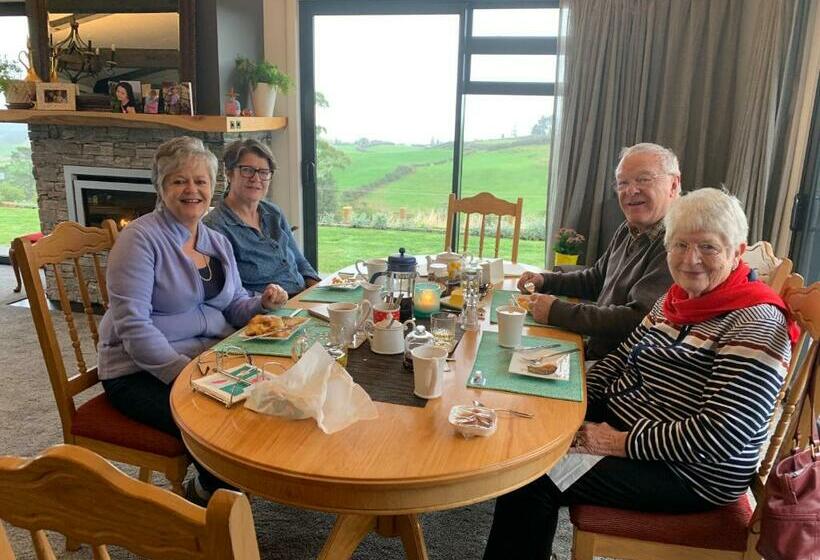 غرفة ديلوكس مطلة على الجبل, Arohanui Rural Retreat B&b