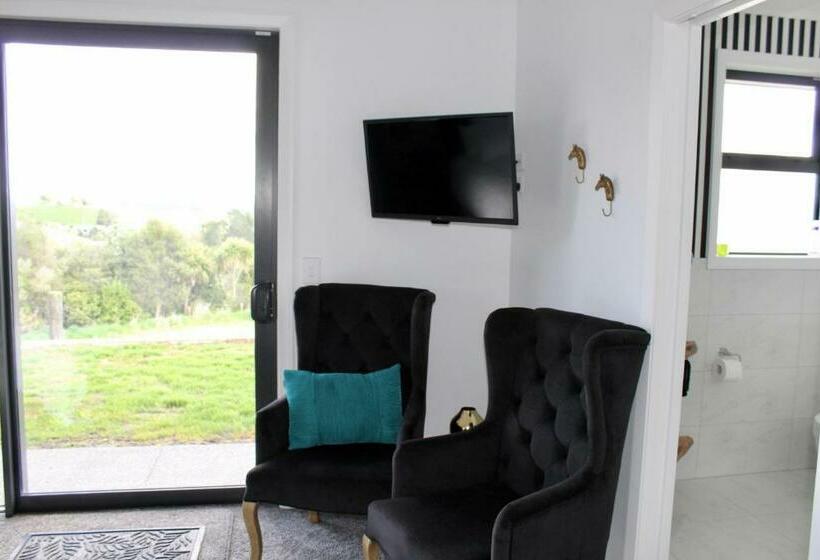 غرفة ديلوكس مطلة على الجبل, Arohanui Rural Retreat B&b