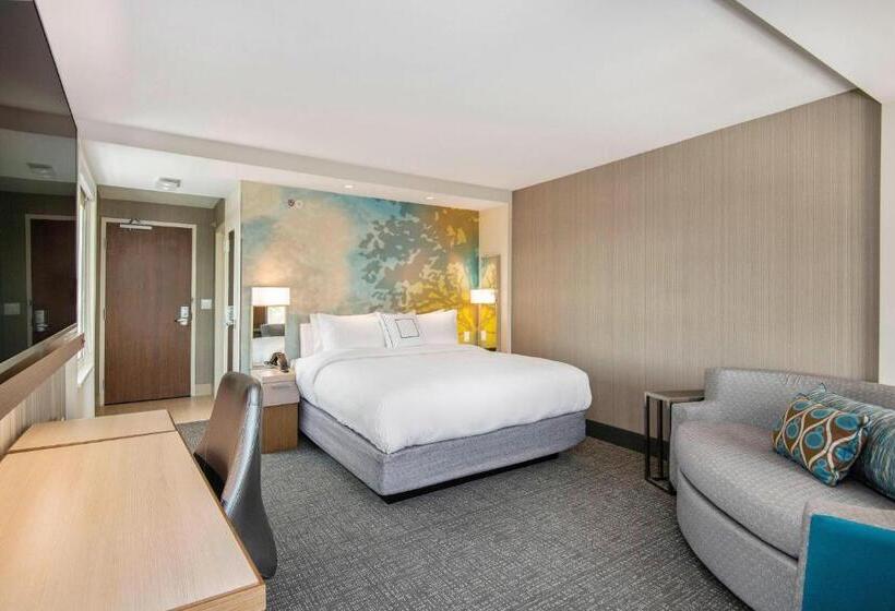 اتاق استاندارد با تخت بزرگ, Courtyard By Marriott Raleigh Cary/parkside Town Commons