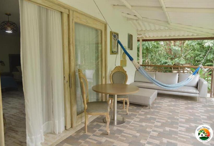 家庭房带园景, Finca Naranjal