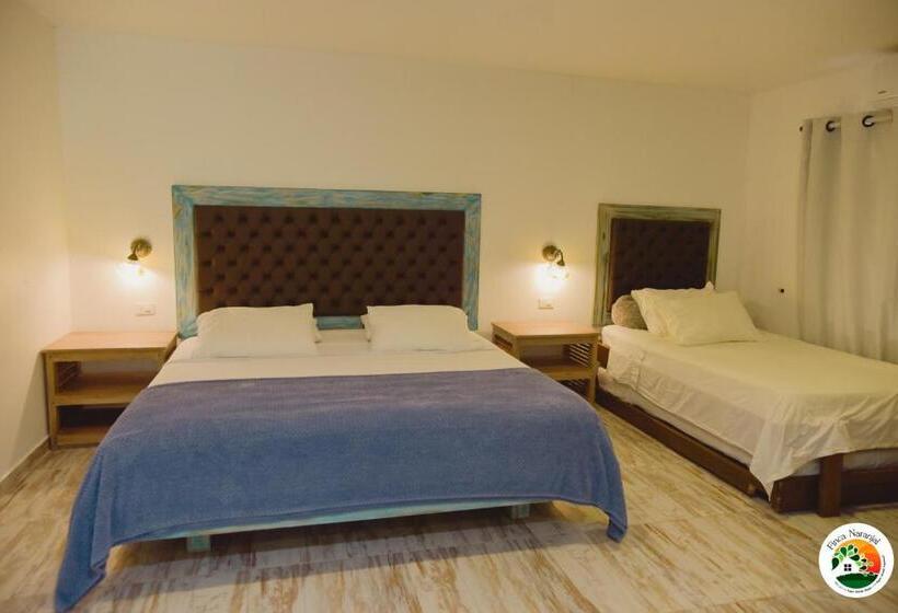 家庭房带园景, Finca Naranjal