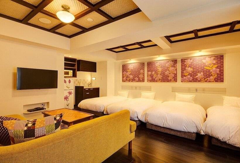 غرفة قياسية رباعية, Sanrriott Kitahama