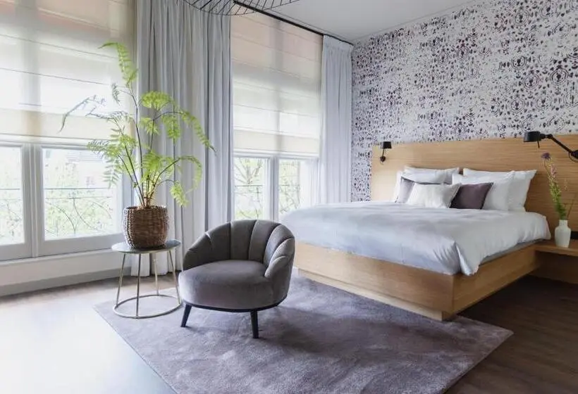 キングサイズベッドのデラックスルーム, Boutique Hotel Catshuis
