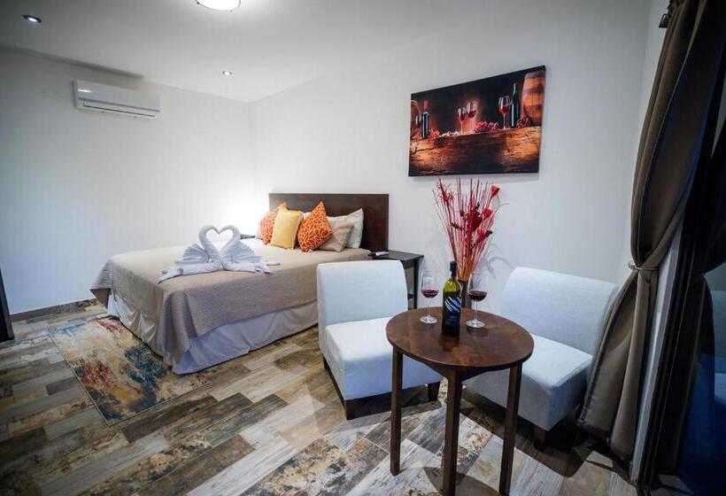 带大床的高级房间, Cuatro Lunas Hotel Boutique