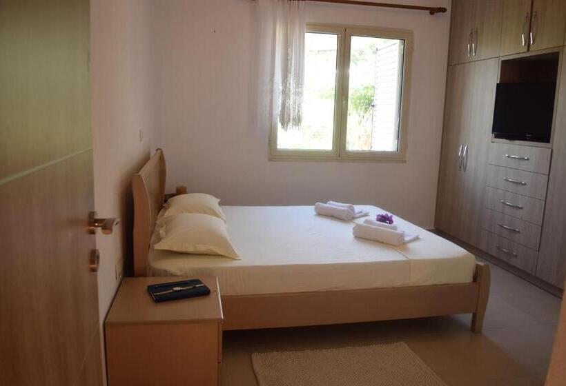 1 Sovrums Lägenhet Trädgårdutsikt, Belvedere Adriatica