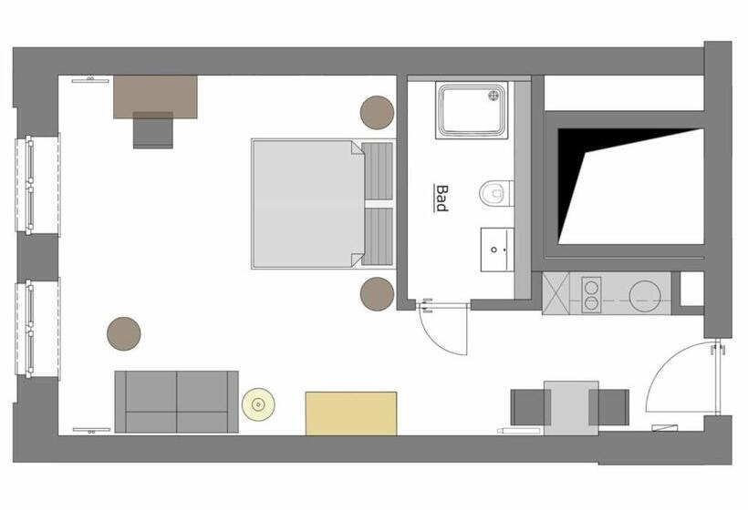 Апартаменты 1 Спальня, Boardinghouse Emden